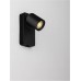 9011338 КОСМИНА ЅИДНА СВЕТИЛКА LED GU10 1x10W 230V IP20 ЦРНА НОВА ЛУЧЕ